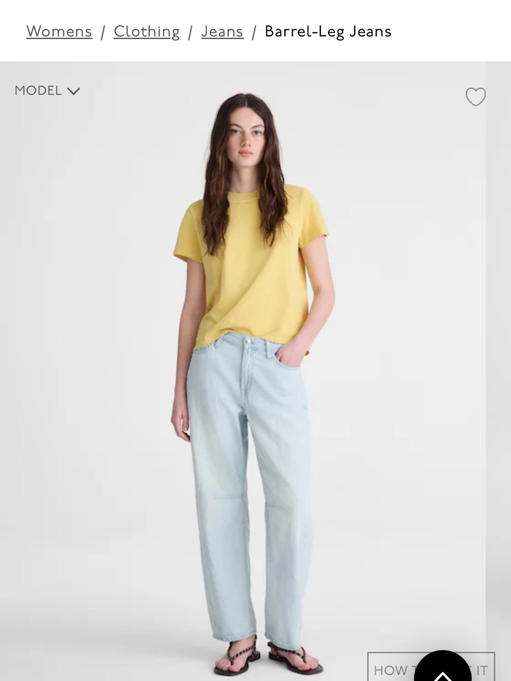 Madewell darted leg barrel jeans 33 - Picture 5 of 5